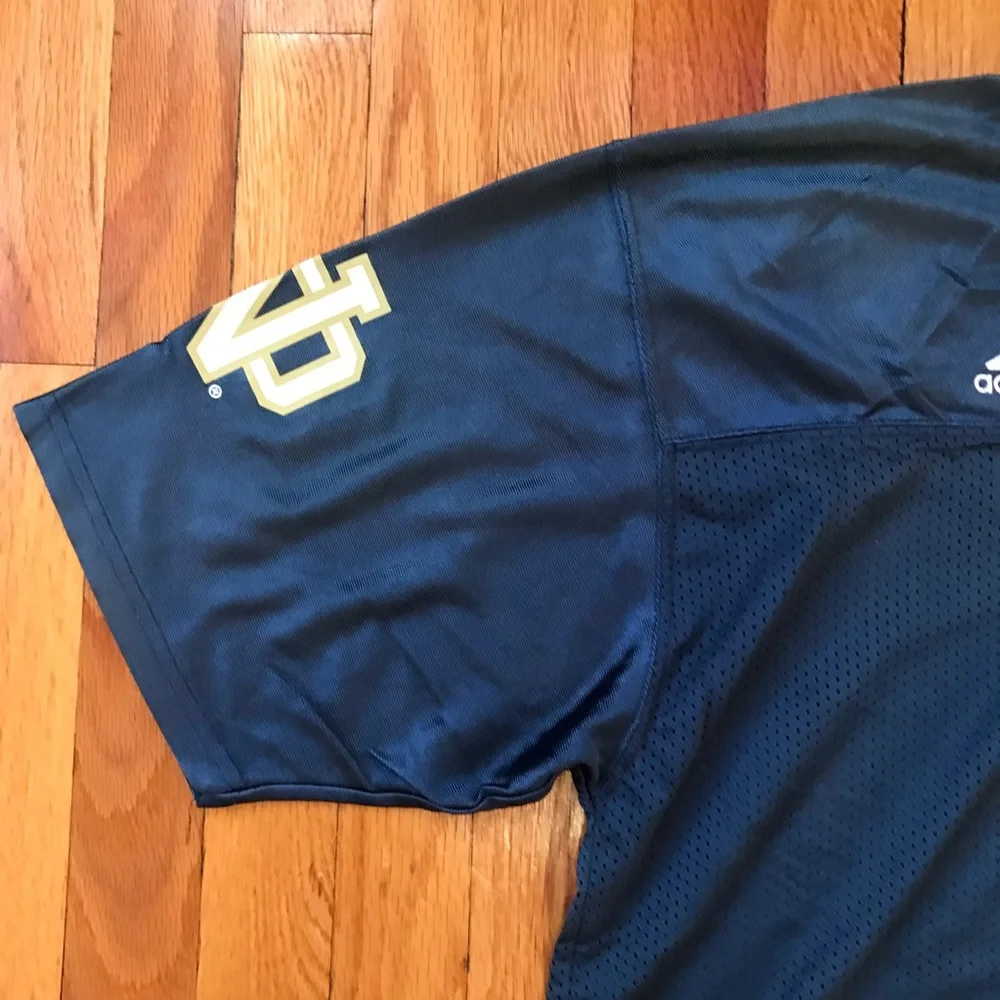Adidas Irish Jersey - Dark Blue and White Large